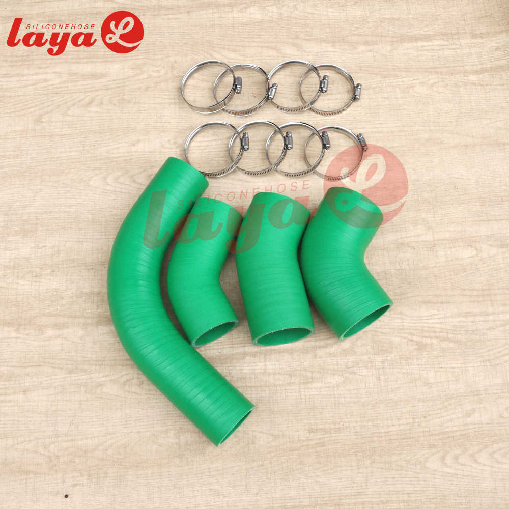 GMC 6.6L Duramax LB7 5ply Silicone CAC intercooler Boot Hose Tube Kit 2001