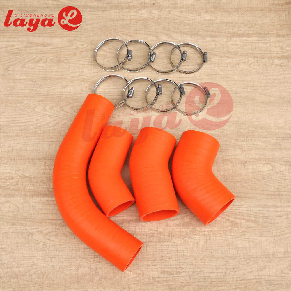 GMC 6.6L Duramax LB7 5ply Silicone CAC intercooler Boot Hose Tube Kit 2001