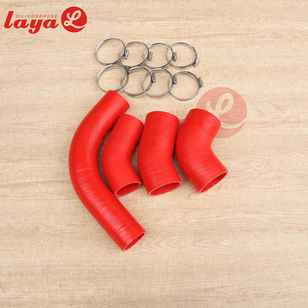 GMC 6.6L Duramax LB7 5ply Silicone CAC intercooler Boot Hose Tube Kit 2001