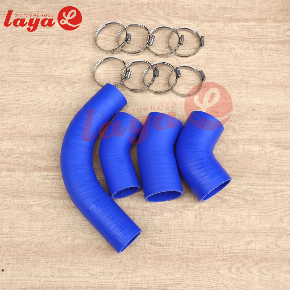 GMC 6.6L Duramax LB7 5ply Silicone CAC intercooler Boot Hose Tube Kit 2001