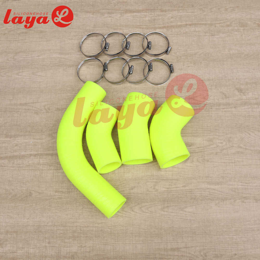 GMC 6.6L Duramax LB7 5ply Silicone CAC intercooler Boot Hose Tube Kit 2001