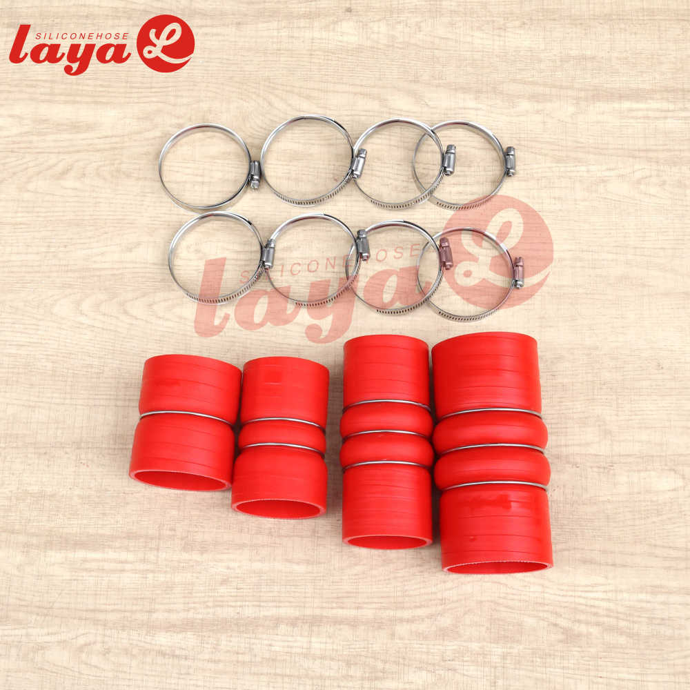 GMC 6.6L Duramax L5P 5ply Silicone CAC intercooler Boot Hose Tube Kit 2017-2019