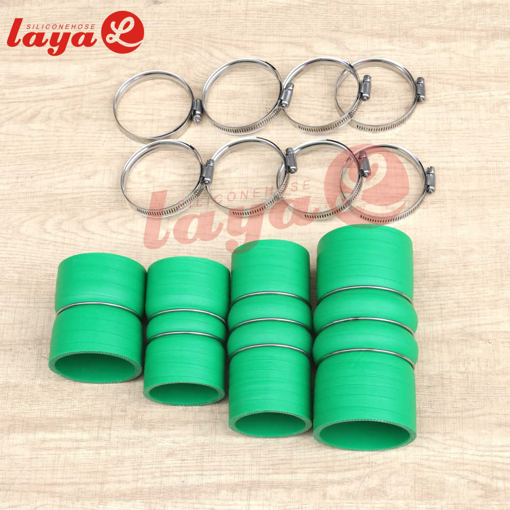 GMC 6.6L Duramax L5P 5ply Silicone CAC intercooler Boot Hose Tube Kit 2017-2019