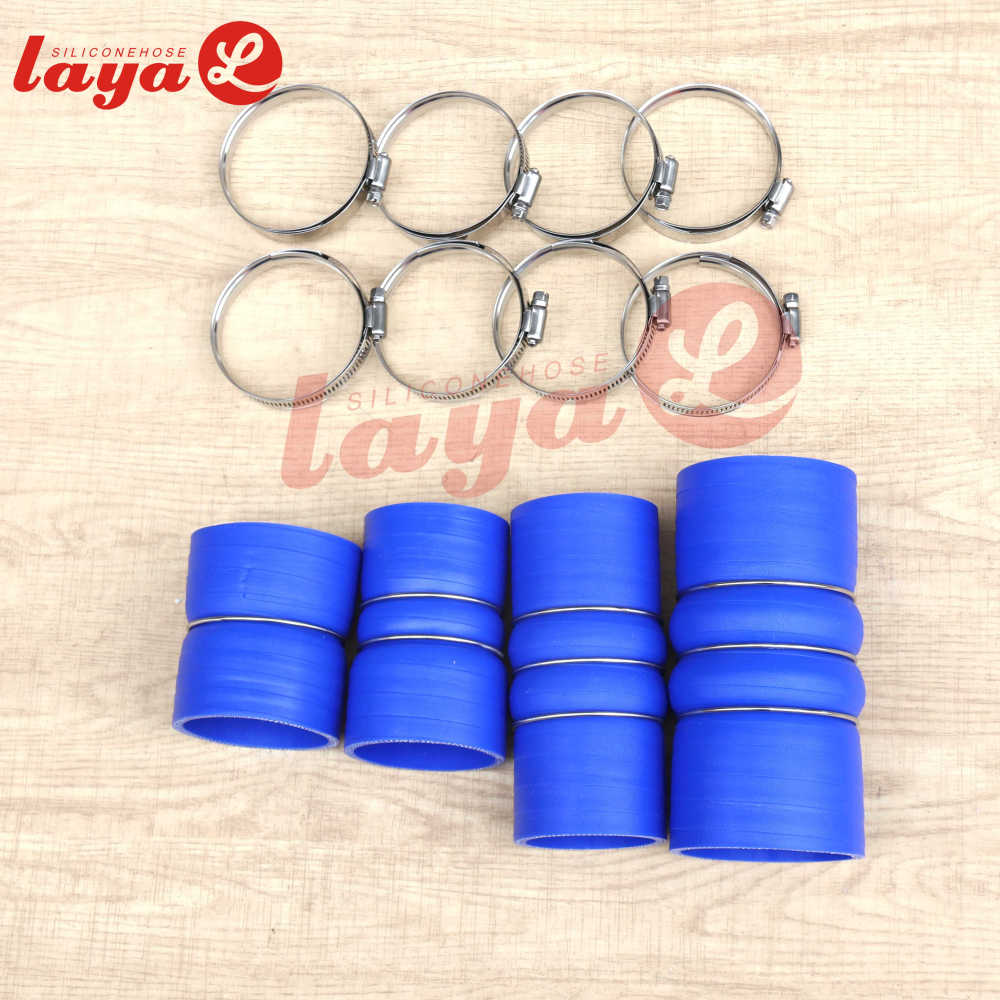 GMC 6.6L Duramax L5P 5ply Silicone CAC intercooler Boot Hose Tube Kit 2017-2019