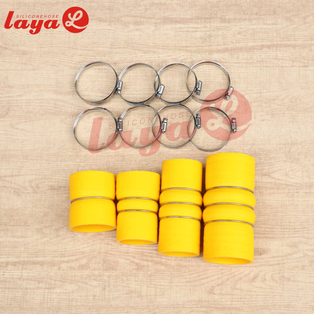 GMC 6.6L Duramax L5P 5ply Silicone CAC intercooler Boot Hose Tube Kit 2017-2019