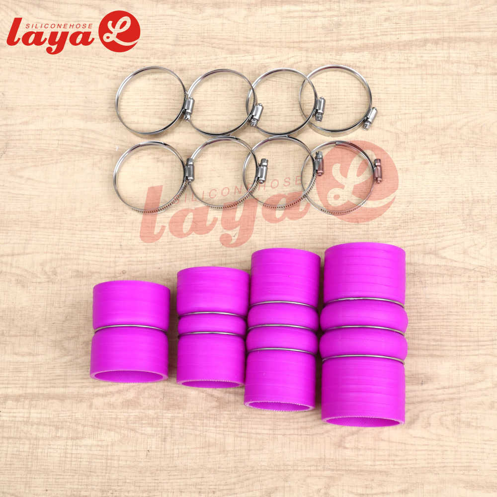 GMC 6.6L Duramax L5P 5ply Silicone CAC intercooler Boot Hose Tube Kit 2017-2019