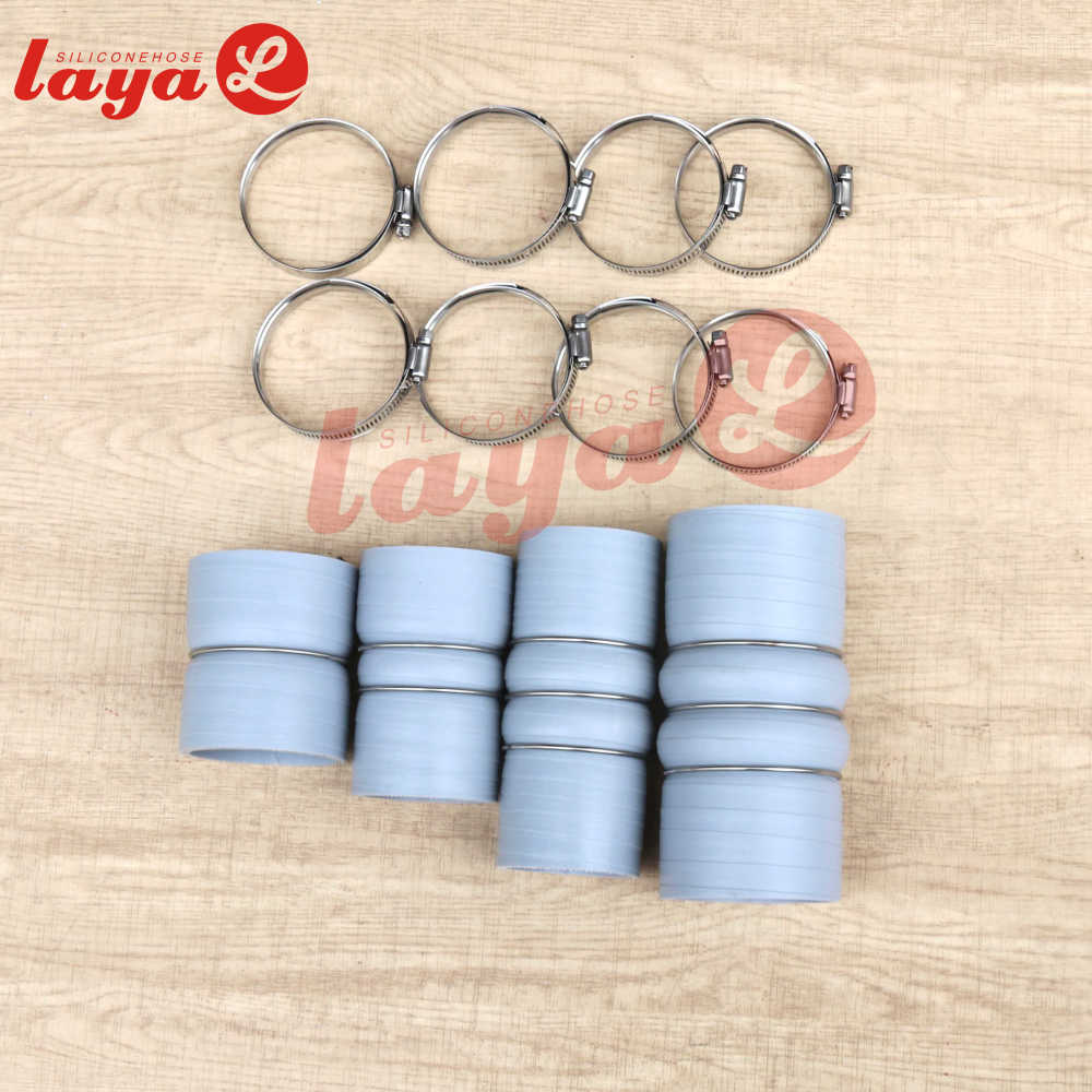 GMC 6.6L Duramax L5P 5ply Silicone CAC intercooler Boot Hose Tube Kit 2017-2019