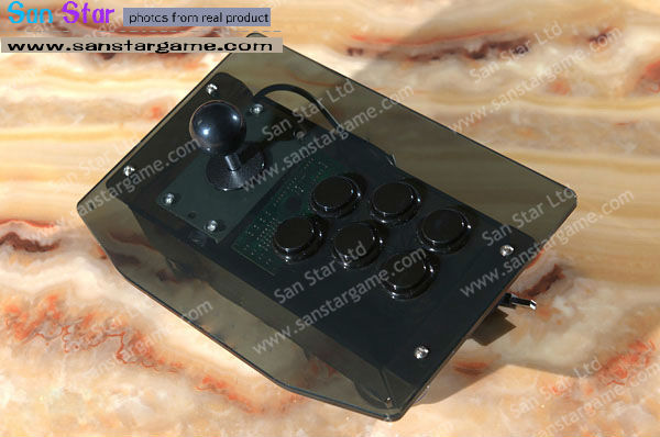 USB Connect Mini Single Player With 6 Button Arcade Fighting Stick