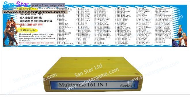 161 in 1 Neo Geo MVS Cartridge