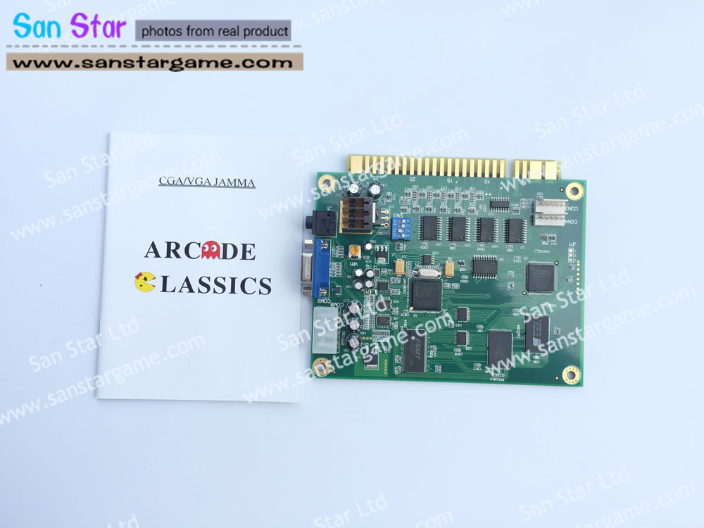Classic 60 In 1 DIY Arcade Bundles Kits Parts With Power Supply Jamma Harness Joystick Push Button&nbsp; Arcade Game Machine Parts