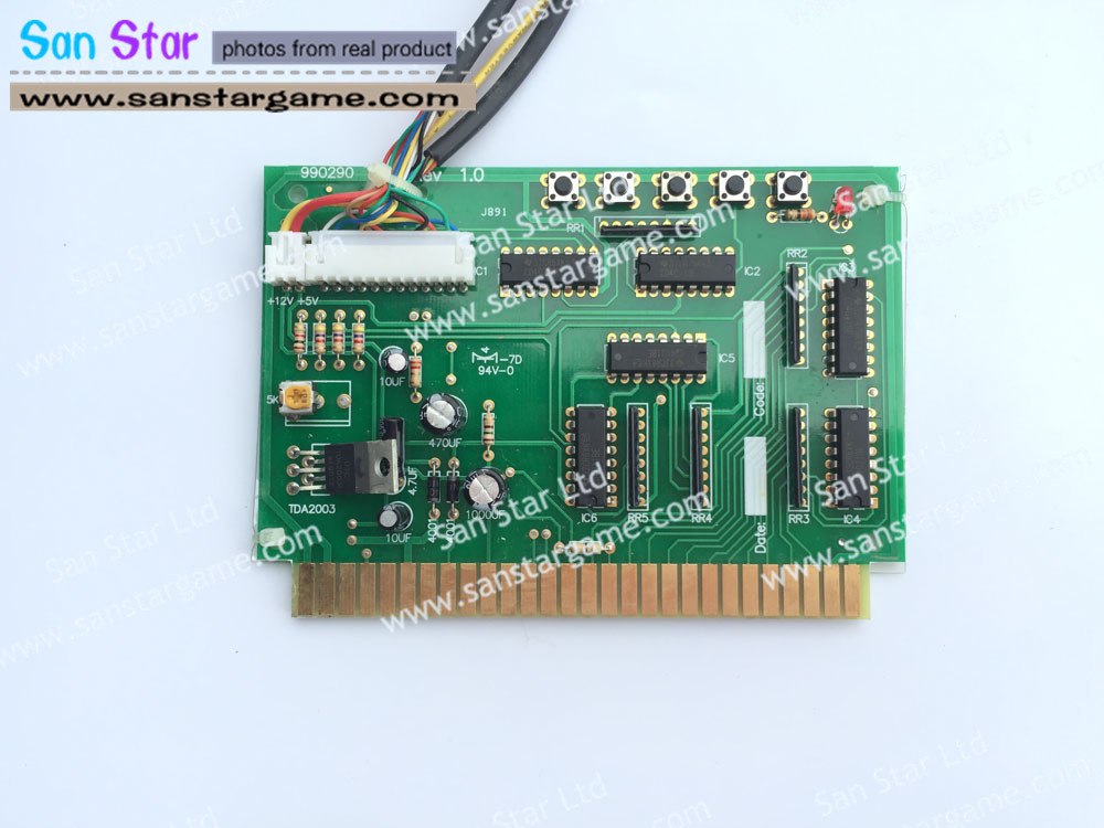 Jamma Converter Board with 2 connector