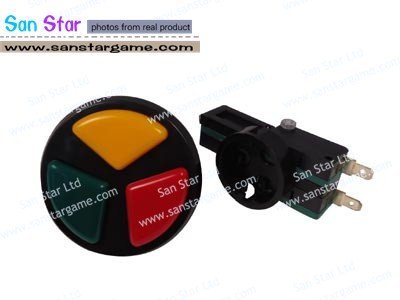 3 in 1 Arcade Button With Microswitch