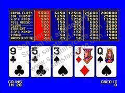 Casino Game Pcb Poker 1 in 1 For Gambling Machine