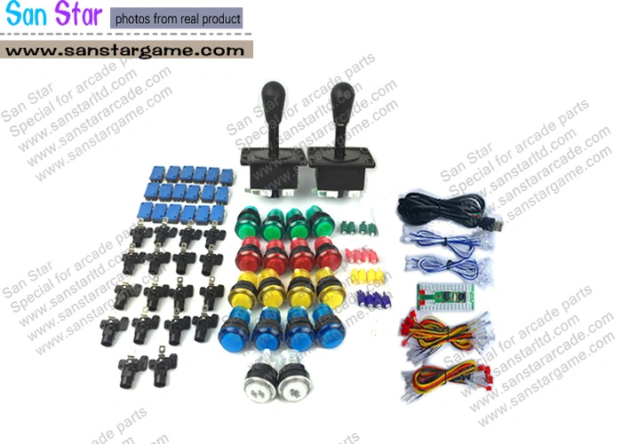DIY Kits With LED Arcade Controller /Joystick/Illuminated button/Microswitch For Button