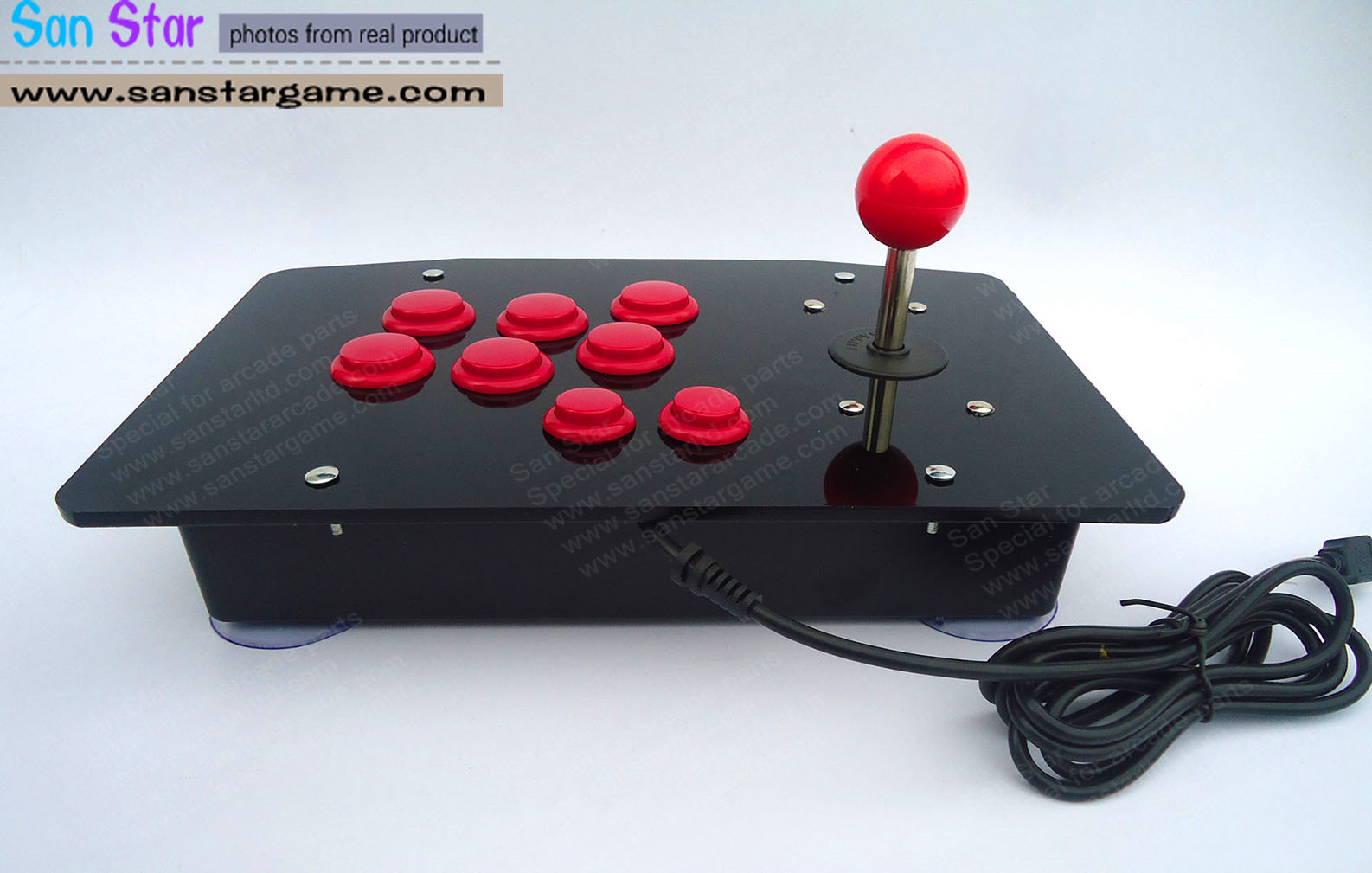 USB Arcade Fighting Joystick Gaming Controller Gamepad Video Game For PC Desktop Computers