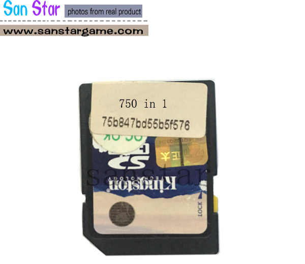 CF Card of Game Elf 750 in 1 SD card serial number should be provided when you order