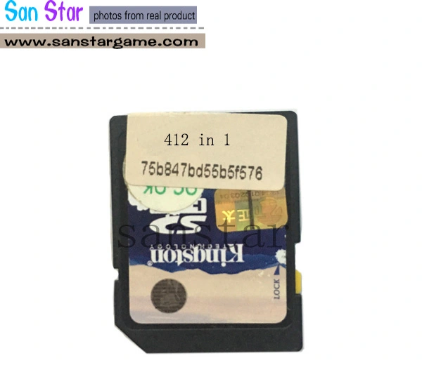 CF Card of Game Elf 412 in 1 SD card serial number should be provided when you order