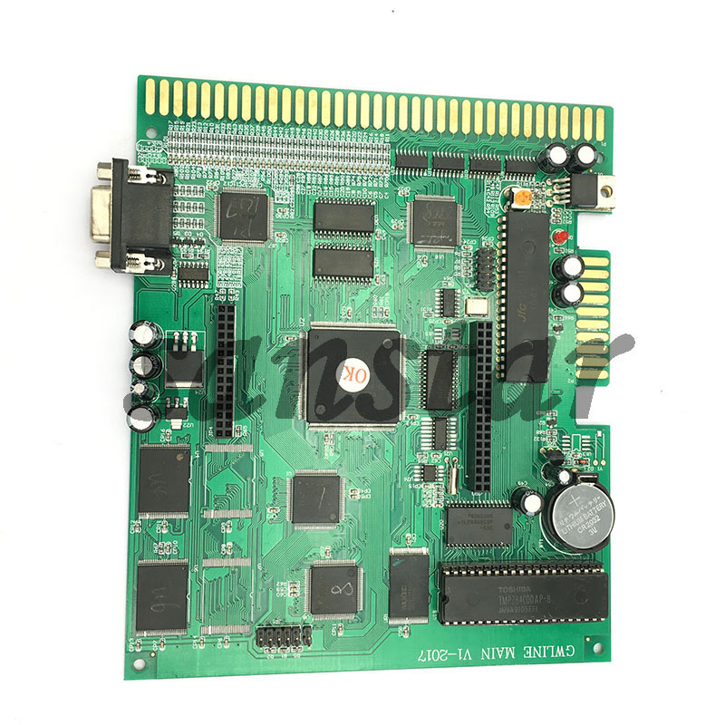 New Mega 7 In 1 with Friut party  percentage 60-94%  every2%  Casino Game Pcb For Slot Machine Gambling Machine