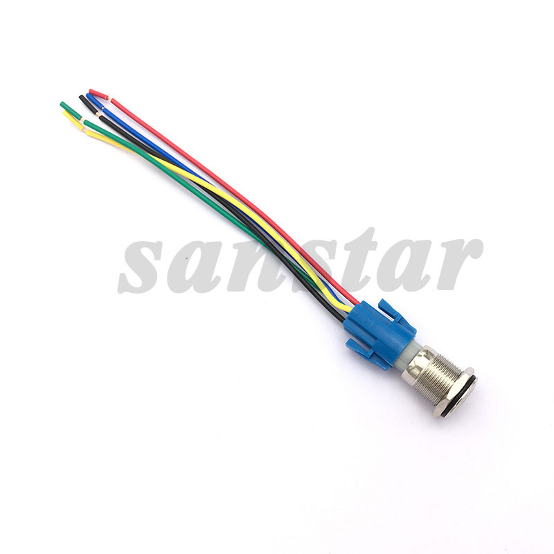 LED Self Reset Switch Button-1 With Connect wire water proof,self reset