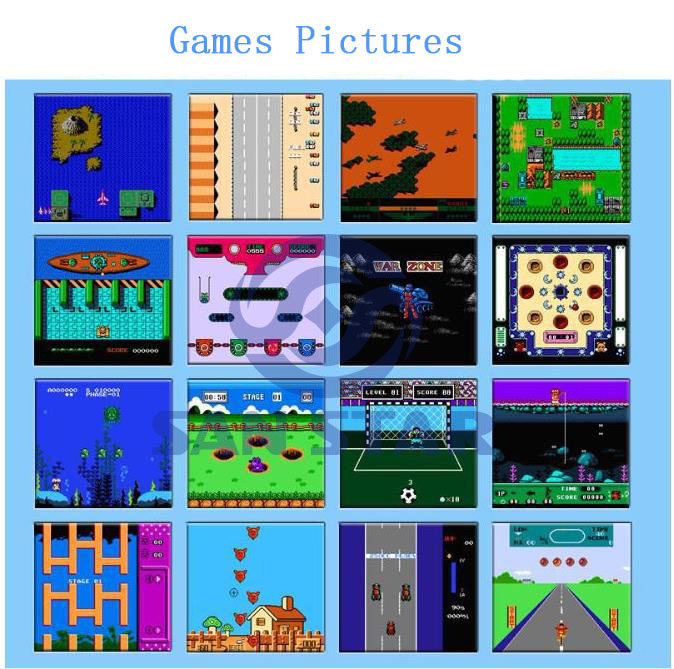 1 player mini arcade Station 2.5 inch with 240 Games