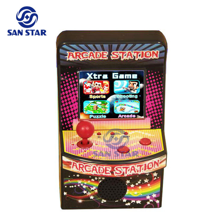 1 player mini arcade Station 2.5 inch with 240 Games