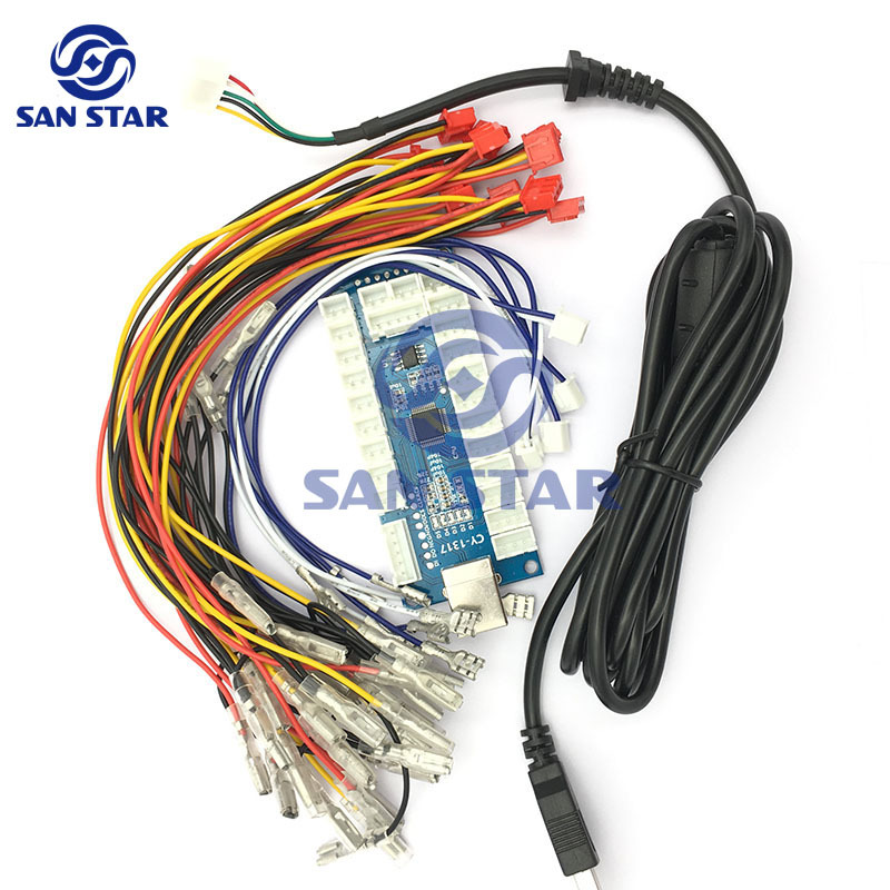 LED Game Control board Arcade Controller Support PS/3  PC  Android  Xbox 360 for Windows