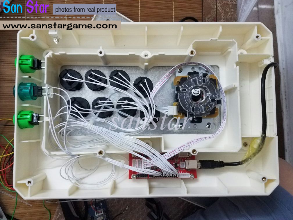 Arcade Controller  can work for Pi  PC/PS3/Switch mode Android Raspberry PI
