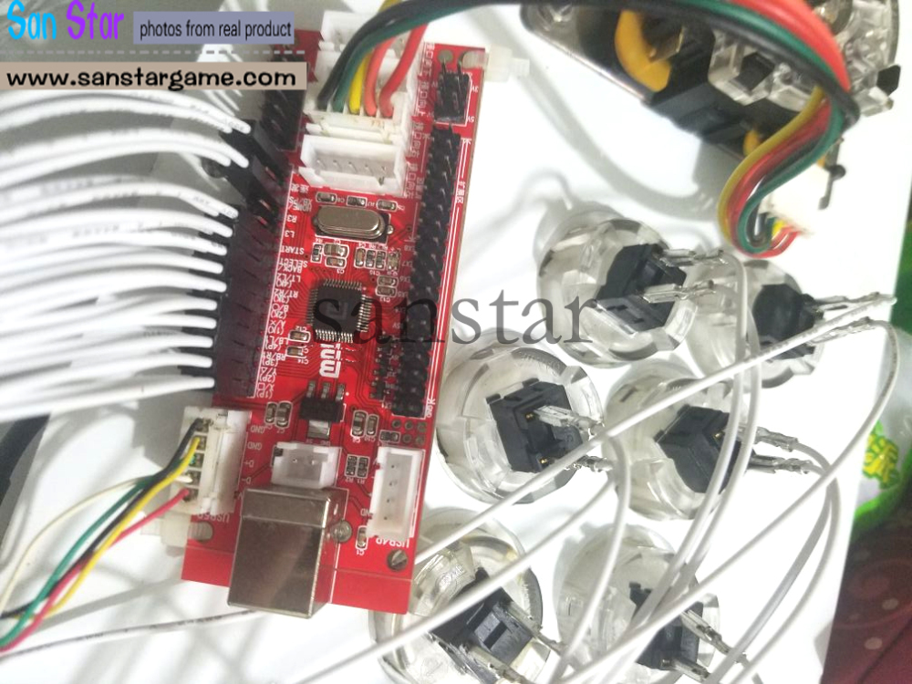Arcade Controller  can work for Pi  PC/PS3/Switch mode Android Raspberry PI