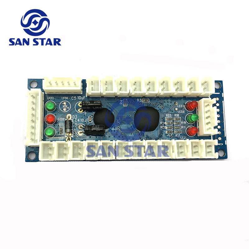 5 IN 1 Zero Delay USB to Joystick Controller Can Work With PS3/PS2/PC/Xbox 360 for windows/Android