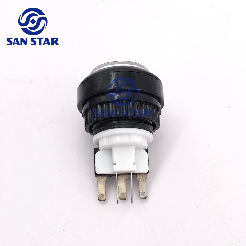 Complete set of Round 33 Illuminated Arcade button