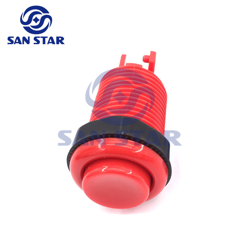 Classic Arcade Button With Concave Plunger Arcade Push Buttons Standard American Style Arcade Push Button MicroSwitch Buttons