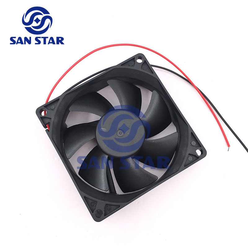 12V 8x8cm plastic Cooler Fans