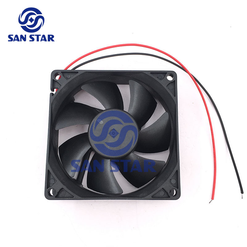 12V 8x8cm plastic Cooler Fans