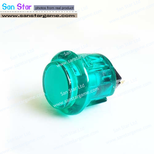 transparent colour mounting hole 24mm Arcade Button build-in microswitch,