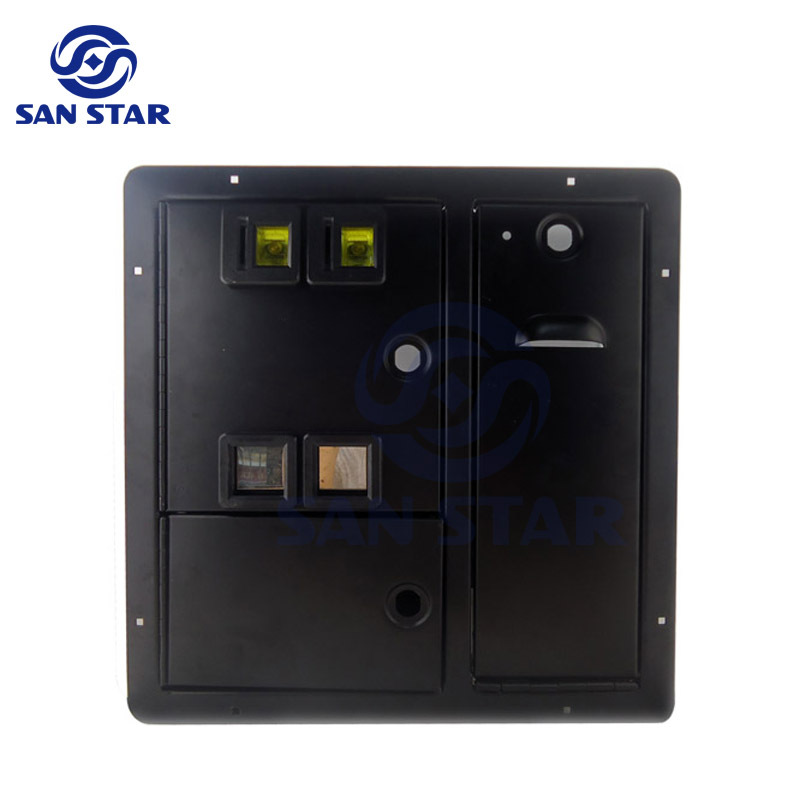 3 in one coin door include coin selector door,coin box door,and ticket dispenser door,include cash box,have coin reject button
