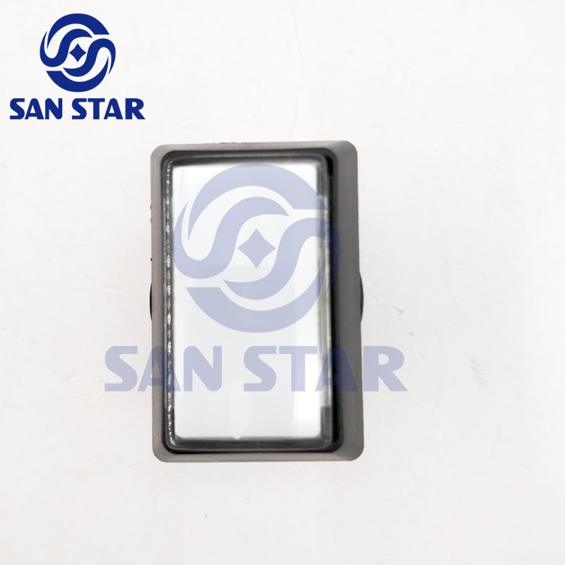 Oblique Edge Rectangle Illuminated Arcade Button