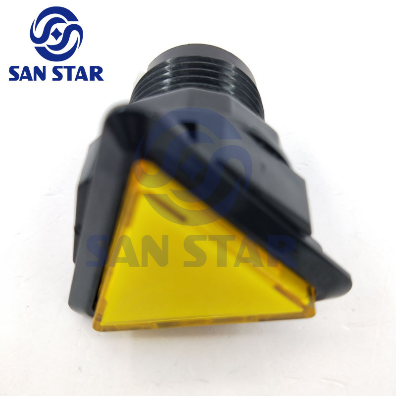 Triangular Illuminated Arcade Button