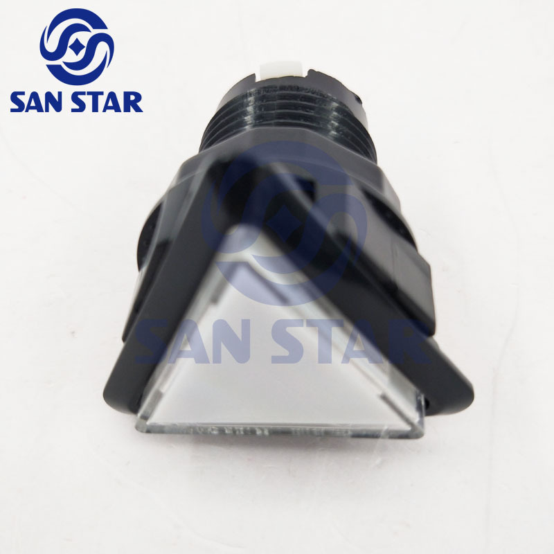 Triangular Illuminated Arcade Button