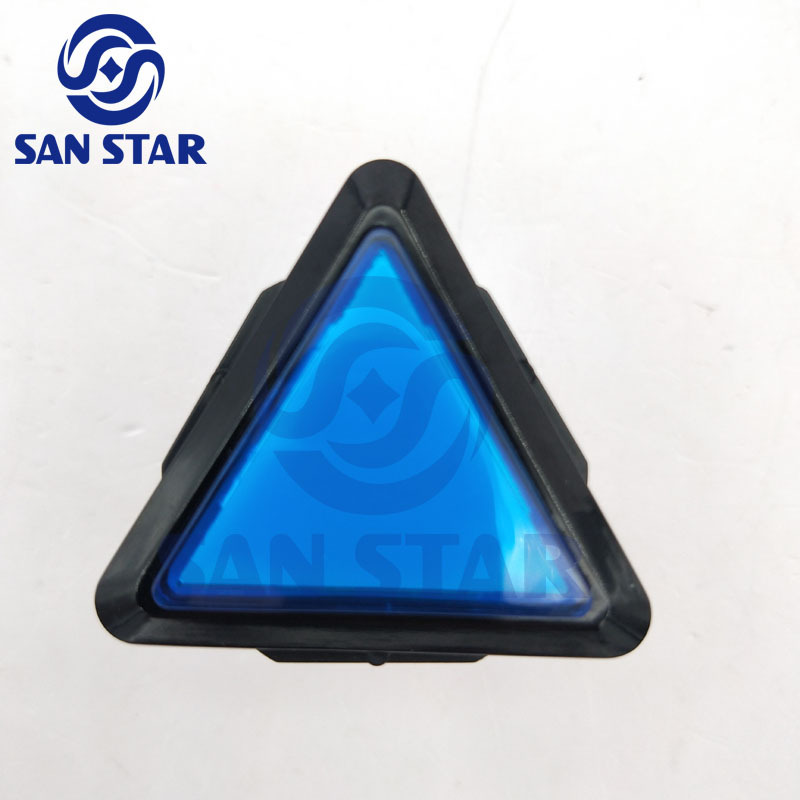 Triangular Illuminated Arcade Button