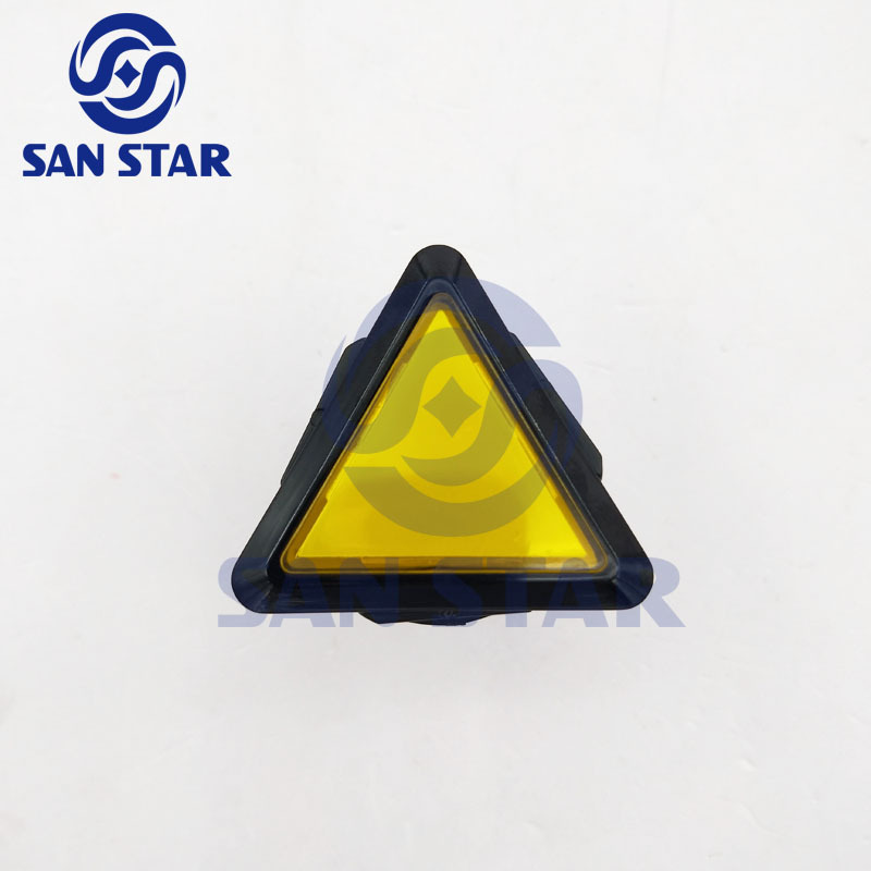 Triangular Illuminated Arcade Button