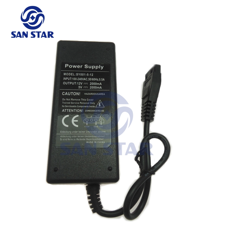 Molex Power Adaptors Input 100-240V ,50-60Hz 0.6A  Output 12v-2000mA , 5v-2000mA