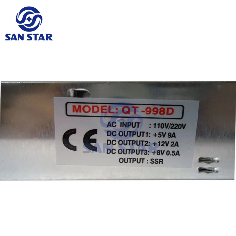 SSR Power Supply support three groups output 5v 9A,12v 2A,8v 0.5A