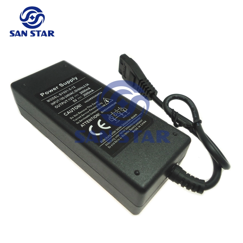 Molex Power Adaptors Input 100-240V ,50-60Hz 0.6A  Output 12v-2000mA , 5v-2000mA