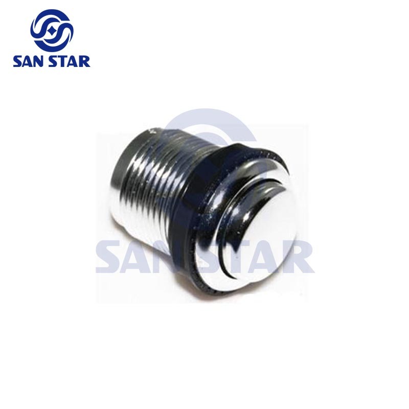 Small Chrome Arcade Button