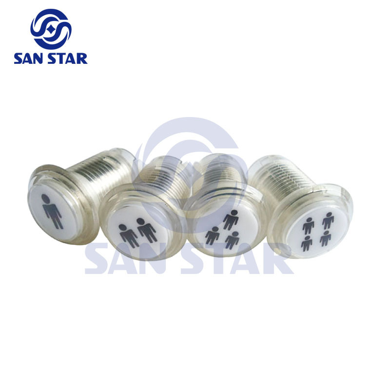 Transparent Player Illuminated Arcade Button Dollar Illuminated Arcade Button