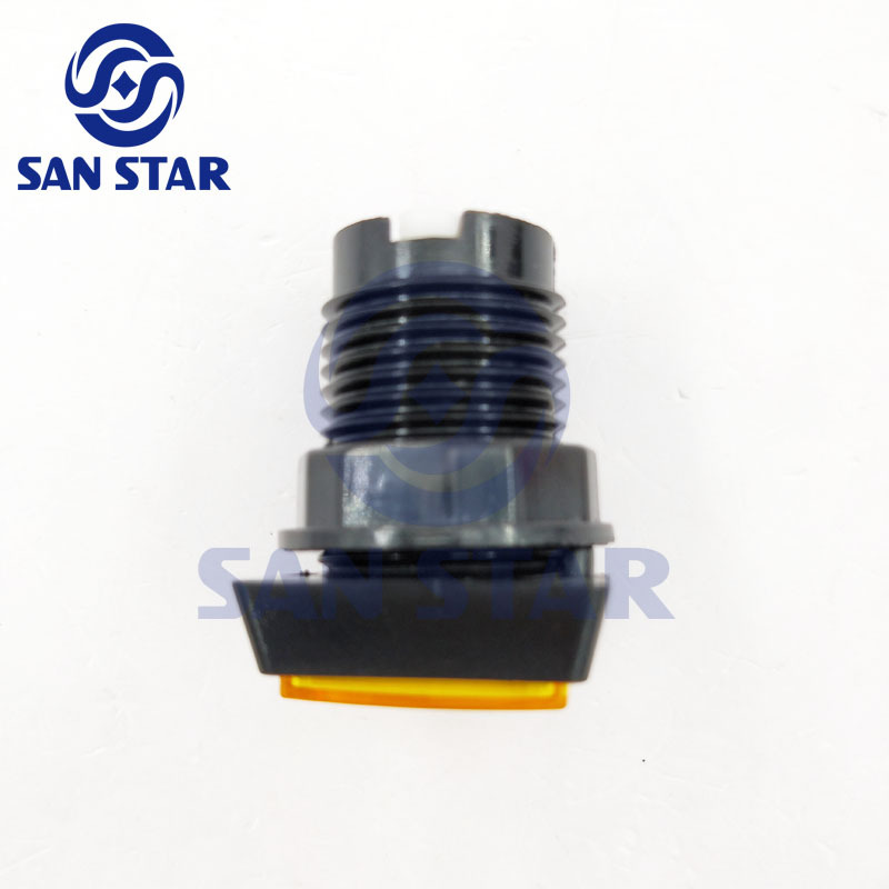 Bolique Edge Square 32mm Transparent Illuminated Arcade Button