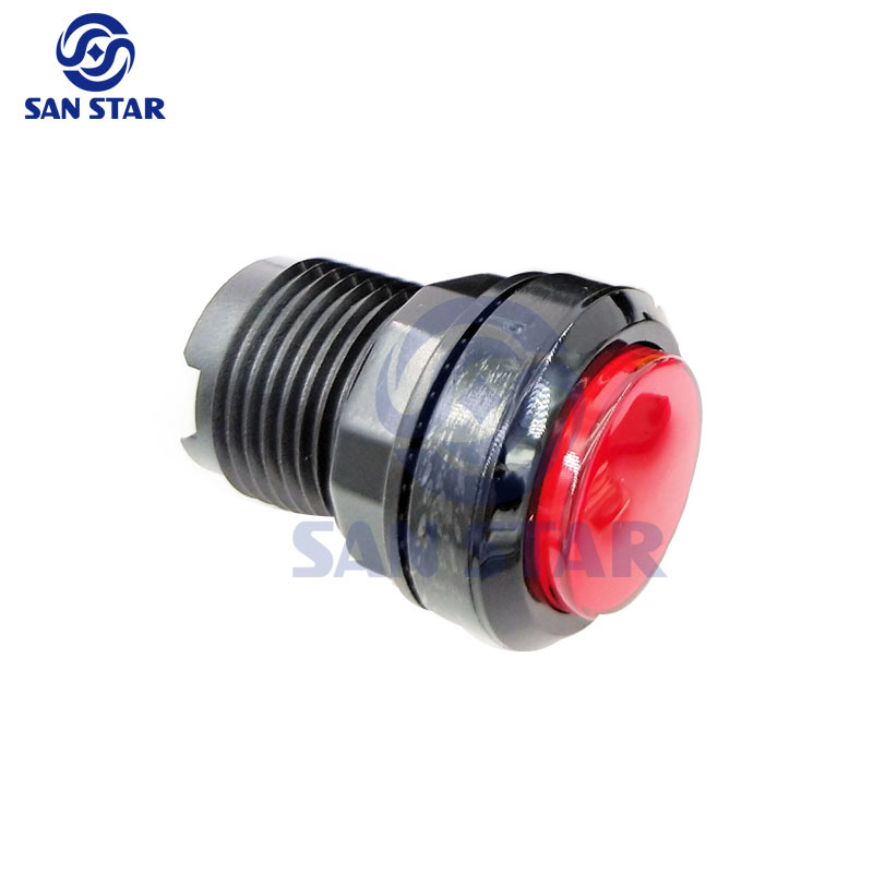 Round 33mm Illuminated Arcade Button