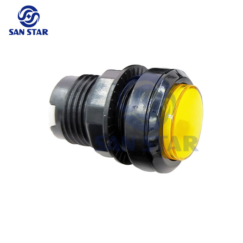 Round 33mm Illuminated Arcade Button