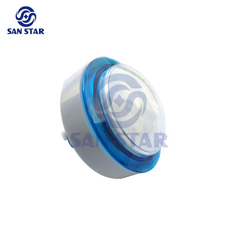 Round 37mm DomeTransparent Illuminated Arcade Button