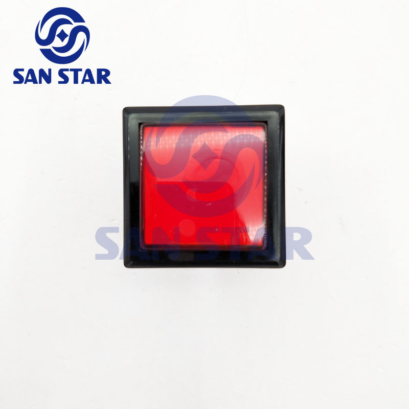Square 44mm  Illuminated Arcade Button